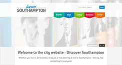 Desktop Screenshot of discoversouthampton.co.uk
