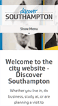 Mobile Screenshot of discoversouthampton.co.uk